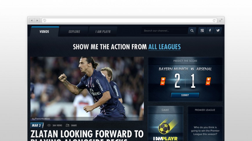 News article page